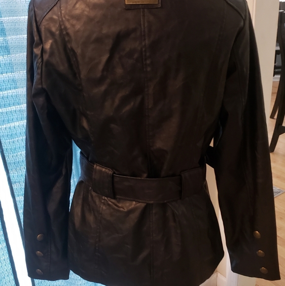 Paper Denim and Cloth Trendy Faux Leather Jacket - Picture 6 of 8